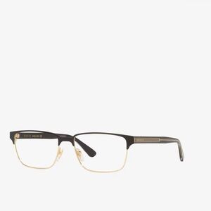 Gucci GG0383O Black/Gold/Green/Red Rectangle Eyeglasses Frames 58-17-145 Men’s